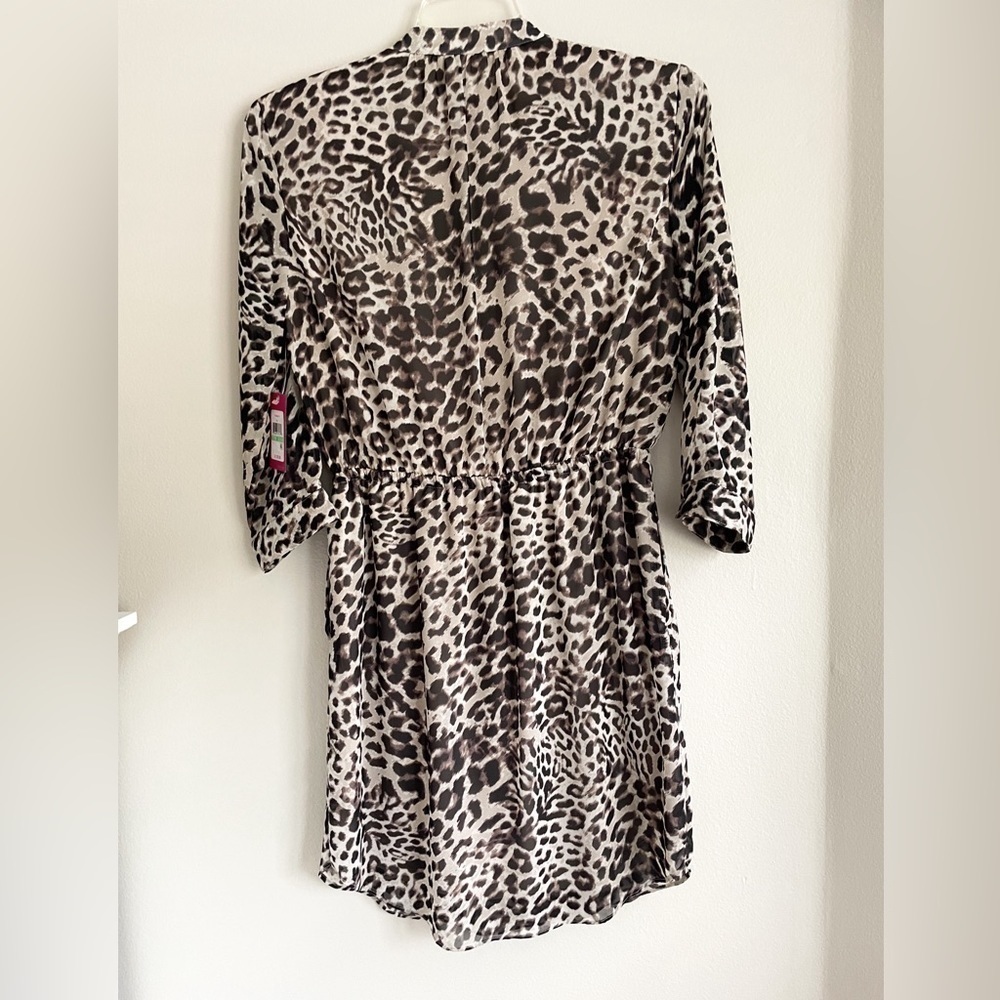 NWT Vince Camuto Leopard Print Dress Size 8 - Picture 5 of 6